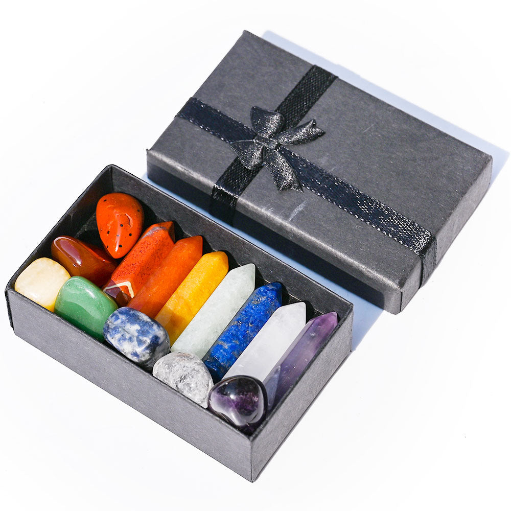 Healing Crystal  7- Piece Combination Gift Box