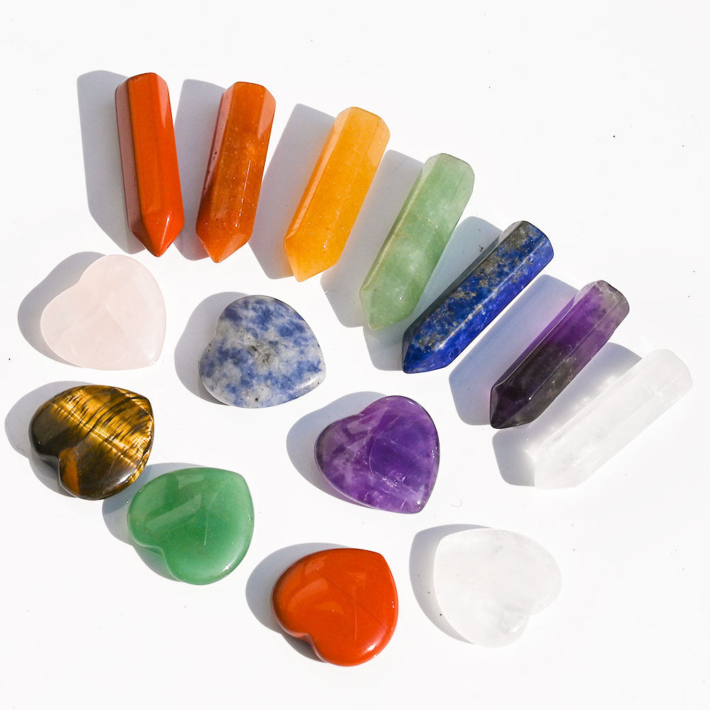 Chakra Natural Crystal Set